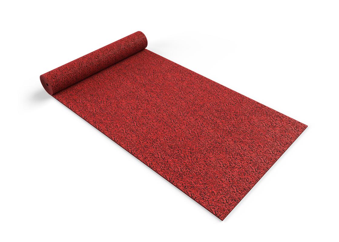 spaghetti ground protection mats red
