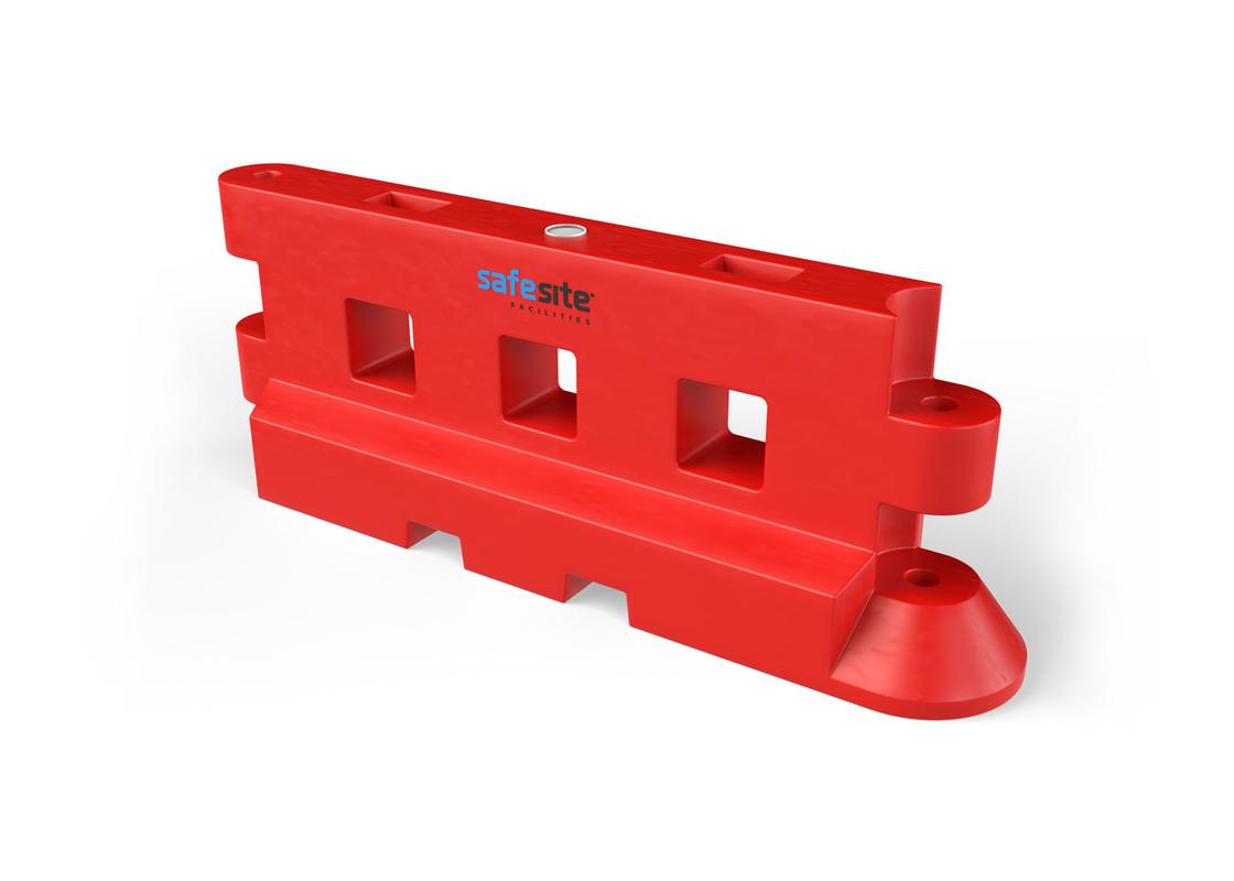 Red GB2 water filled barrier