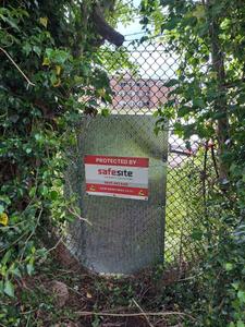 Galvanised perforated steel sheet