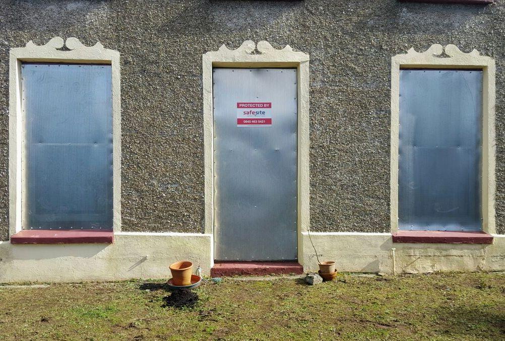 Perforated Steel Door