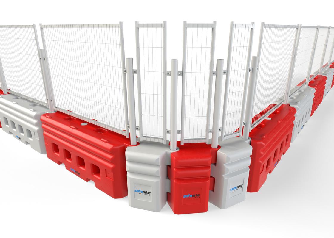 RB22 angle barrier corner compatible with mesh hoarding panels