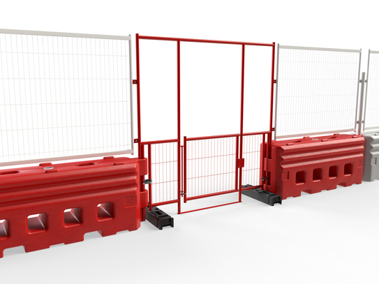 RB22 Pedestrian Walkthrough Barrier with Sprung Gate