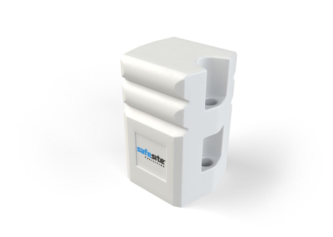 RB22 Female End stop in White