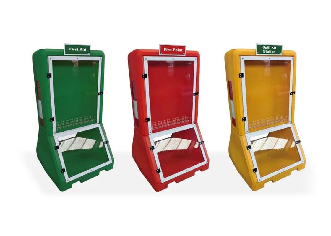 safety station different colour variants