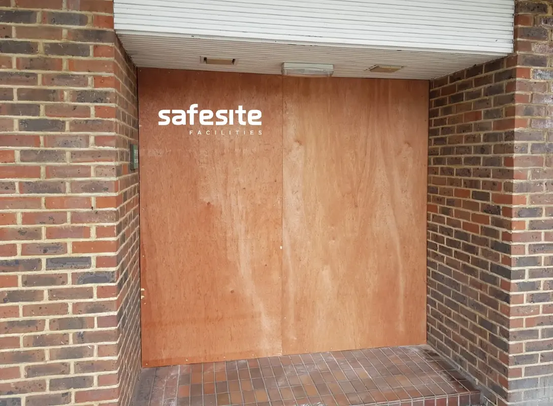 Timber boarding up in Bristol
