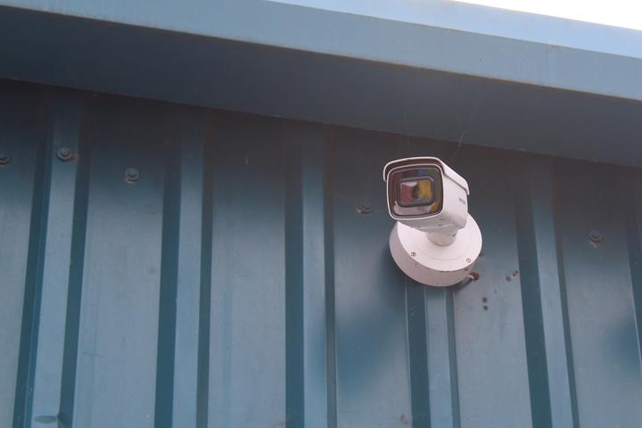temporary cameras installed at vacant property