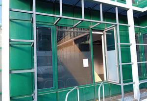 Before steel protection applied at Croydon office building