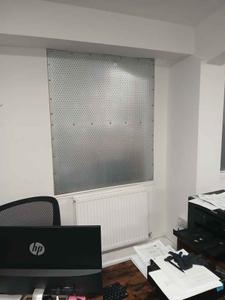 steel sheeting installed