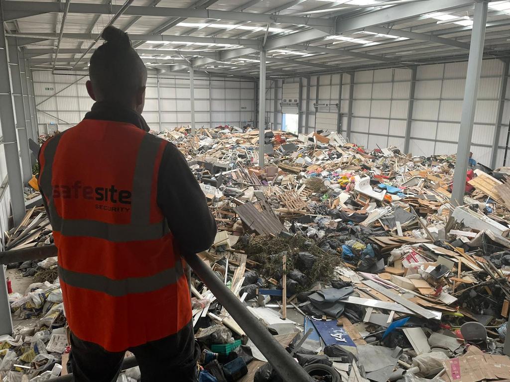 Assessing a fly-tipped vacant site