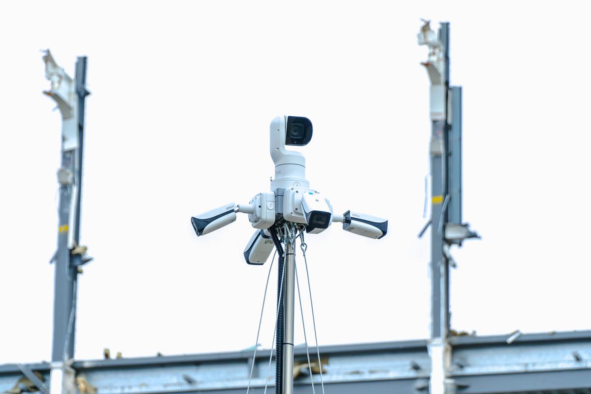 Construction site CCTV in Edinburgh