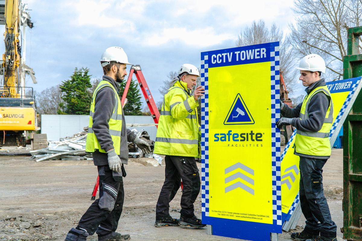 Construction site CCTV in Leicester