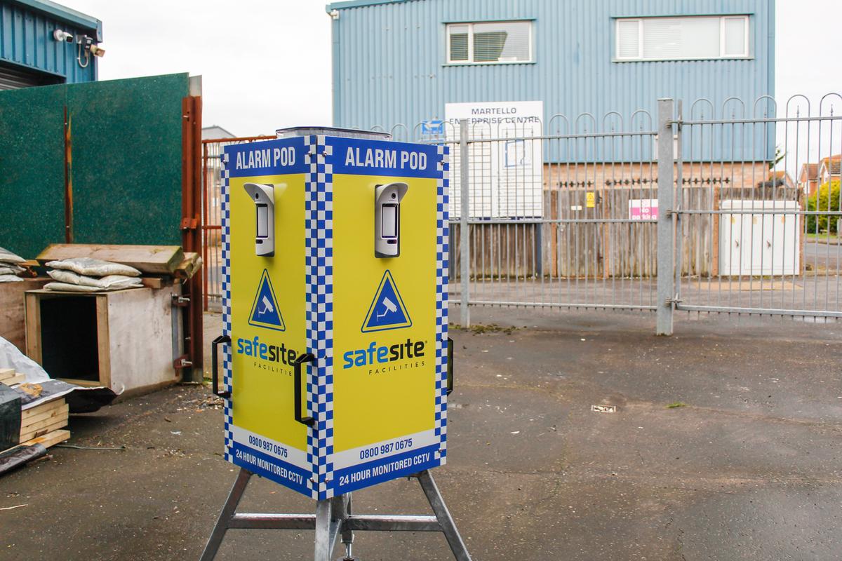 Construction site alarms and CCTV - Sheffield