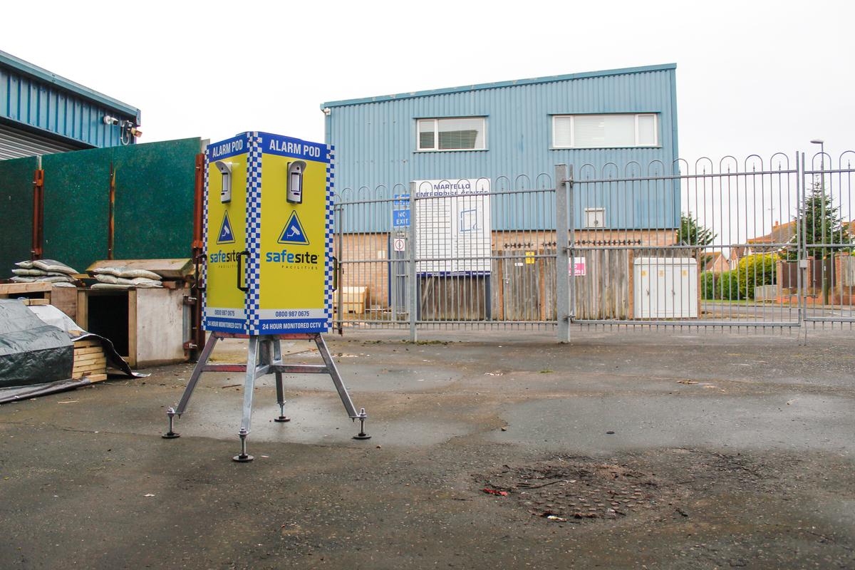 Construction site cctv in Birmingham