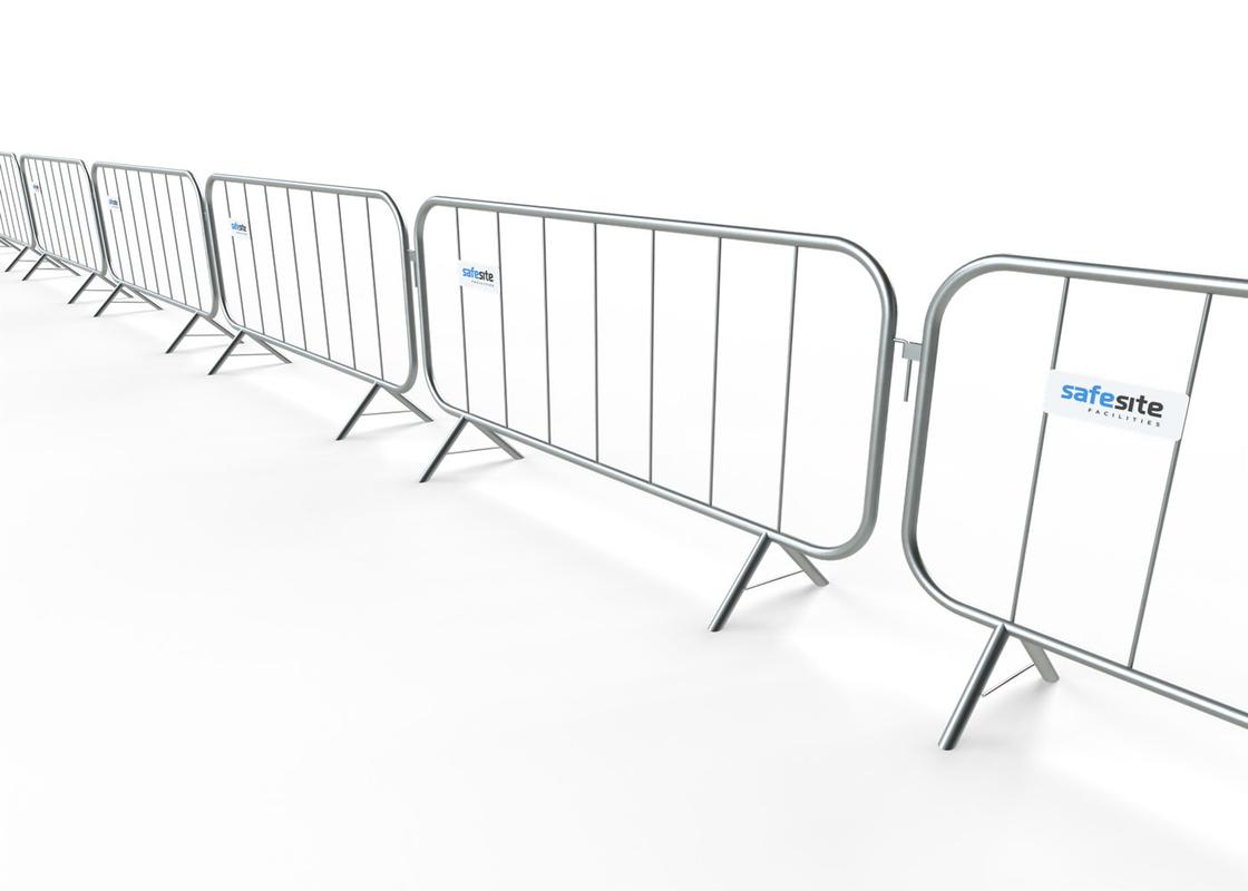 trade pedestrian 2.3m fixed leg barrier - multiple