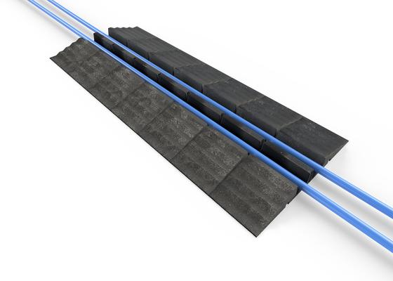 cable protection ramp with cables running through