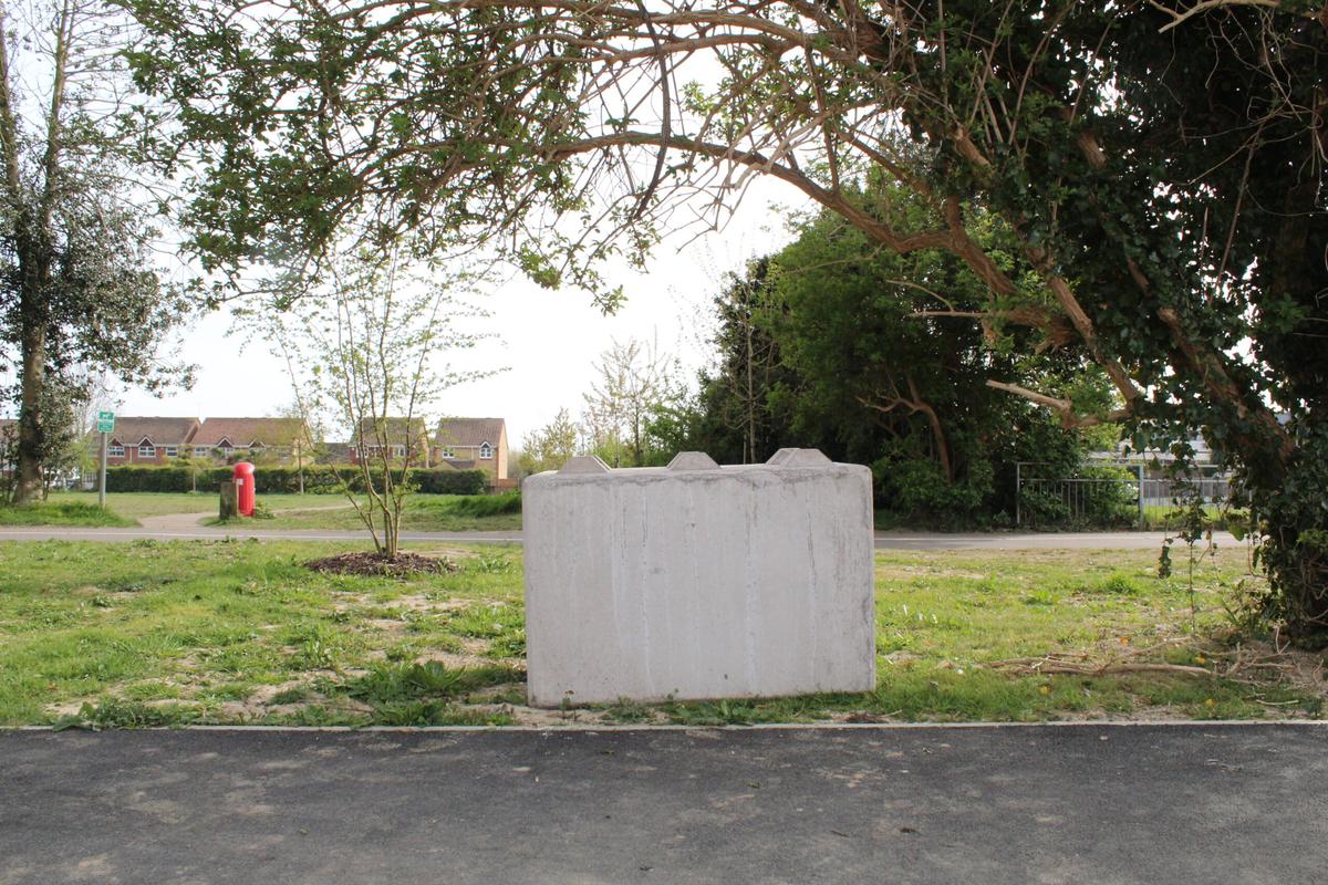 Concrete lego blocks in Hampshire