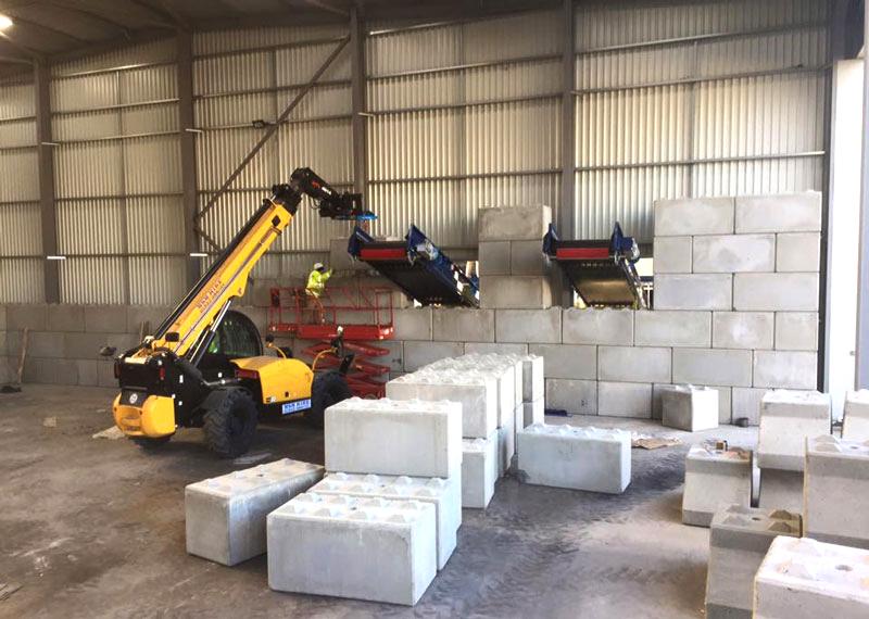 Concrete lego blocks in Bristol