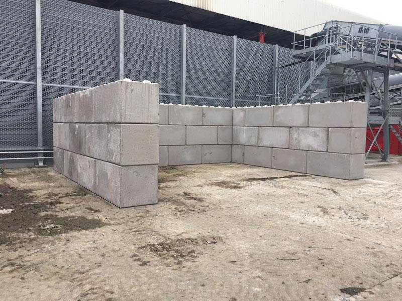 Concrete lego blocks in Kent