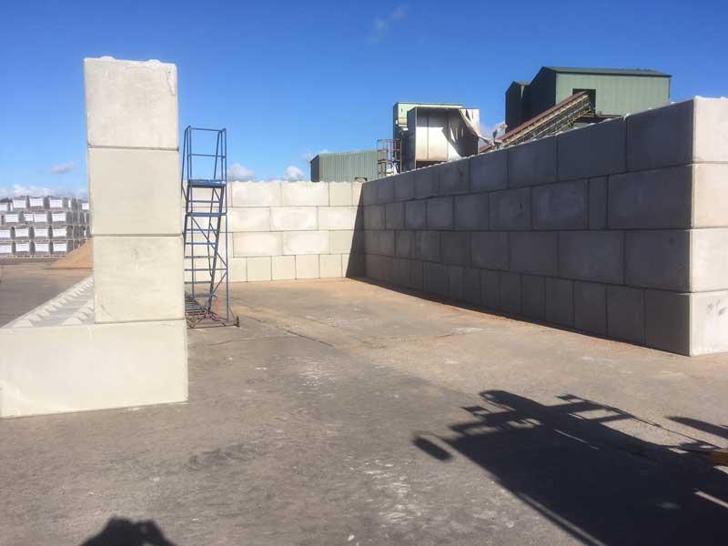 Concrete lego blocks in Liverpool