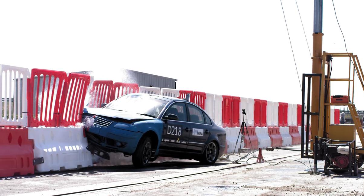 Defender 50 Crash Testing