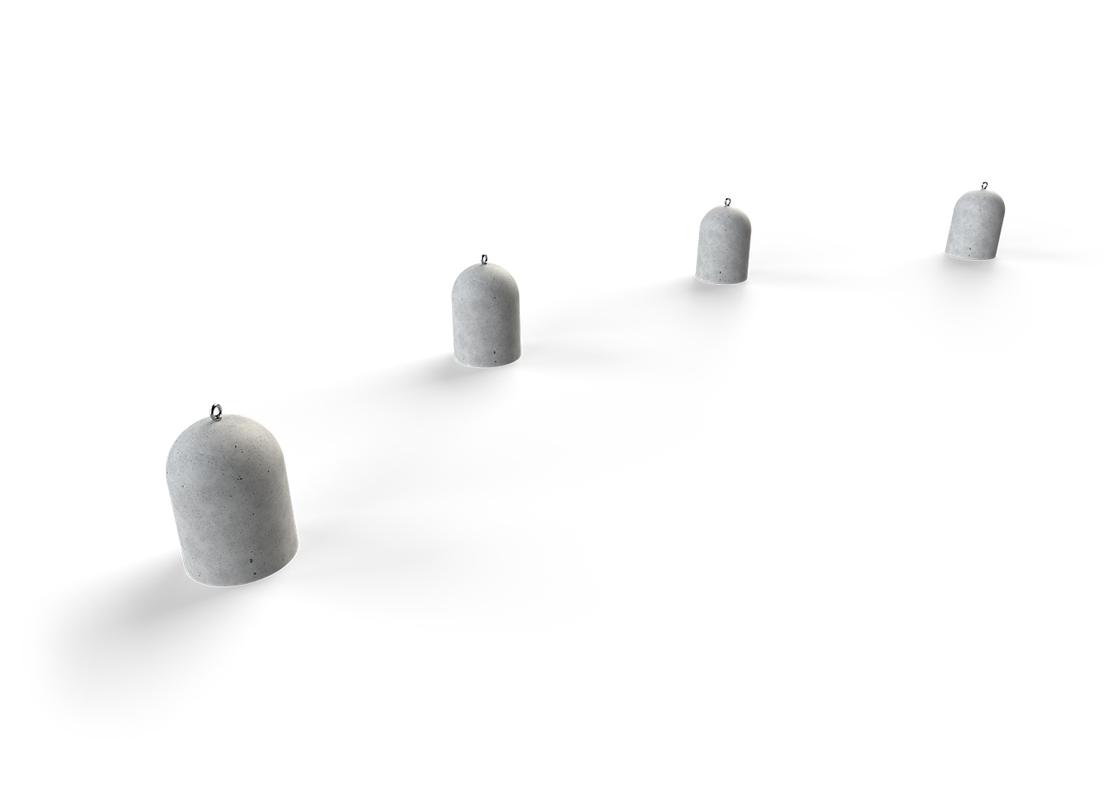 concrete stub bollards with eyebolts