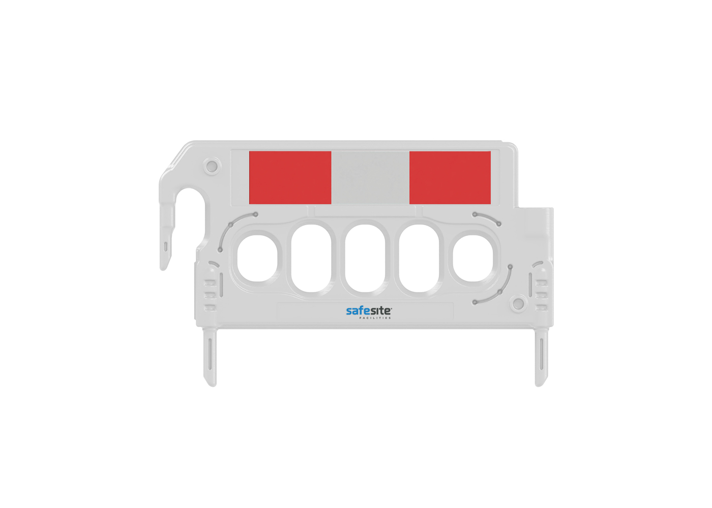 Mini DoubleTop Panel (Reflective Chapter 8 Strip) - White