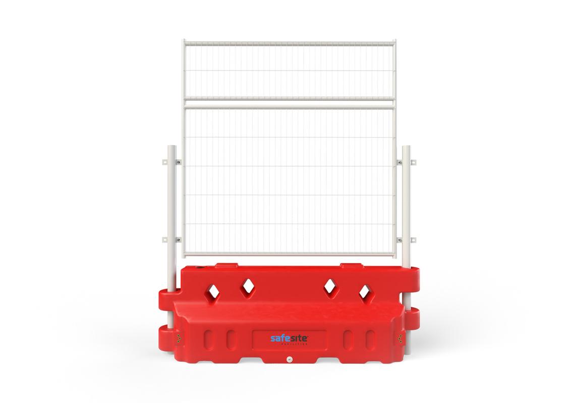 Defender 50 barrier with mesh panel and mesh extension panel