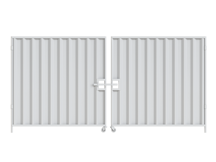 steel hoarding vehicle gate