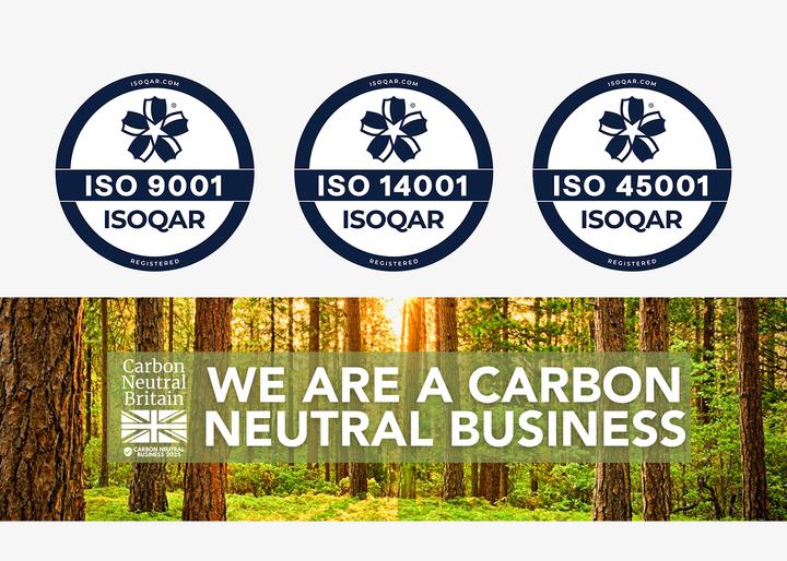 iso and carbon neutral accreditations