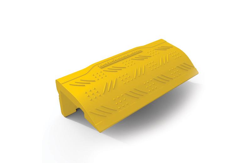 kerb guard 400mm yellow