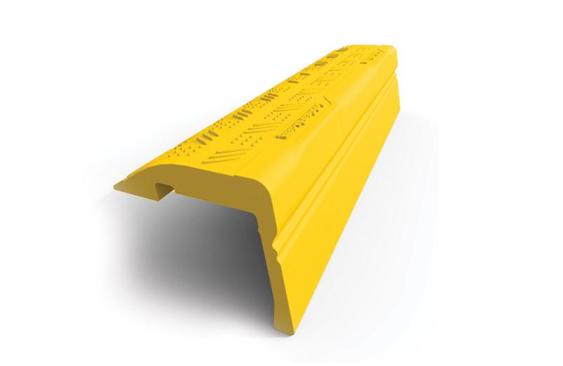 kerb guard 900mm yellow