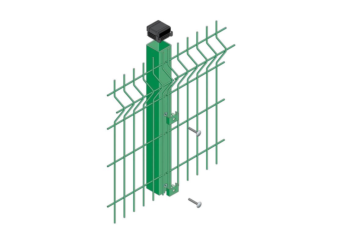 V Mesh Fencing Diagram