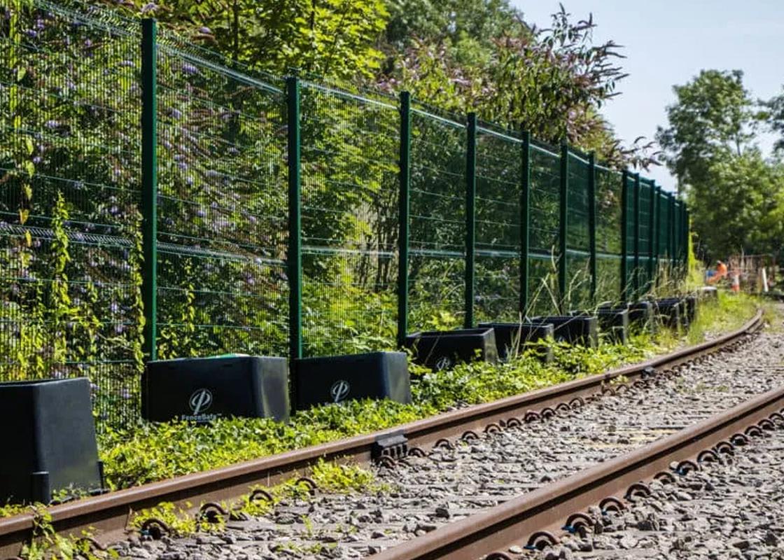 V Mesh Fencing Installed