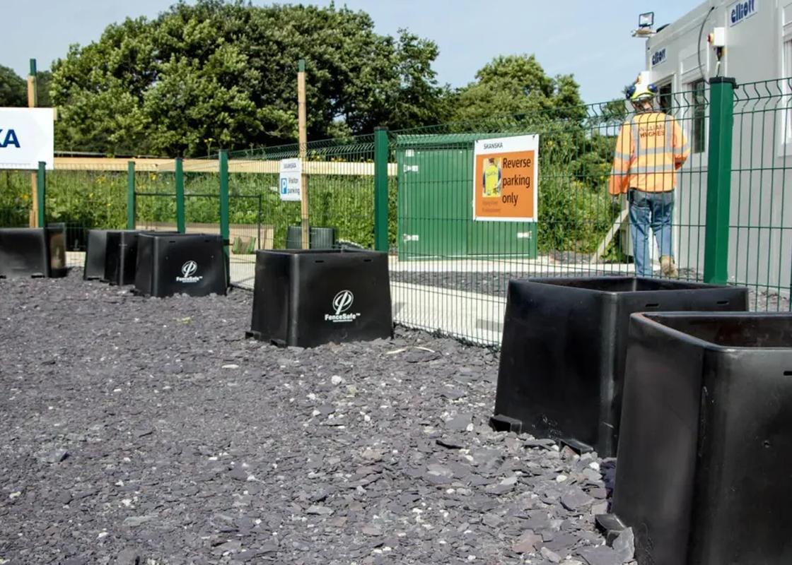 V Mesh Fencing Installed