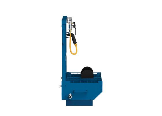 boot wash station single bay side view