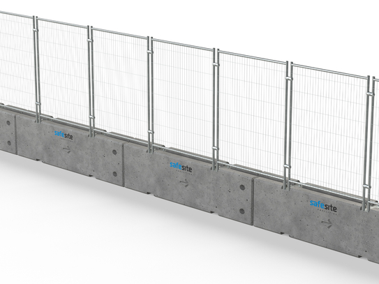 Temporary Vertical Concrete Barrier (TVCB) & Mesh Fencing
