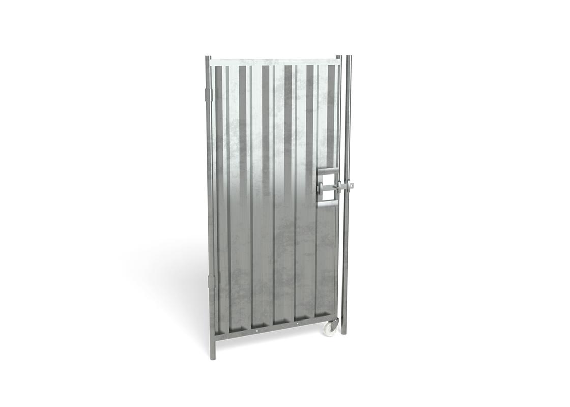 pedestrian hoarding gate - unframed