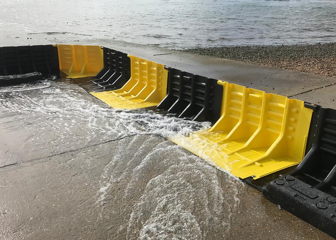 flood fence connected