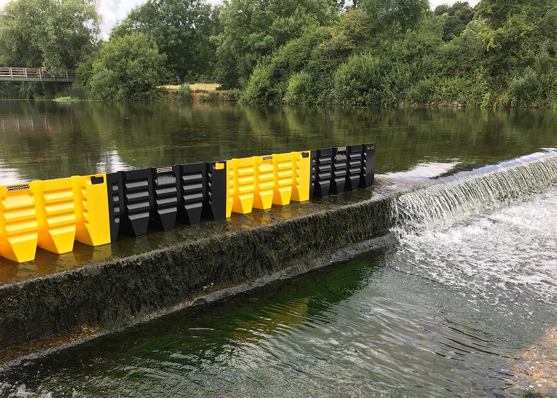 flood fence connected