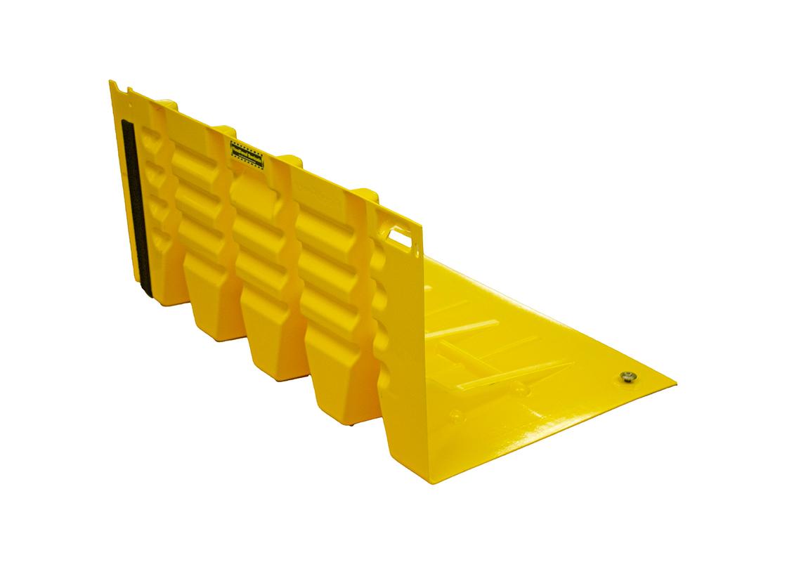 flood fence unit yellow - back view