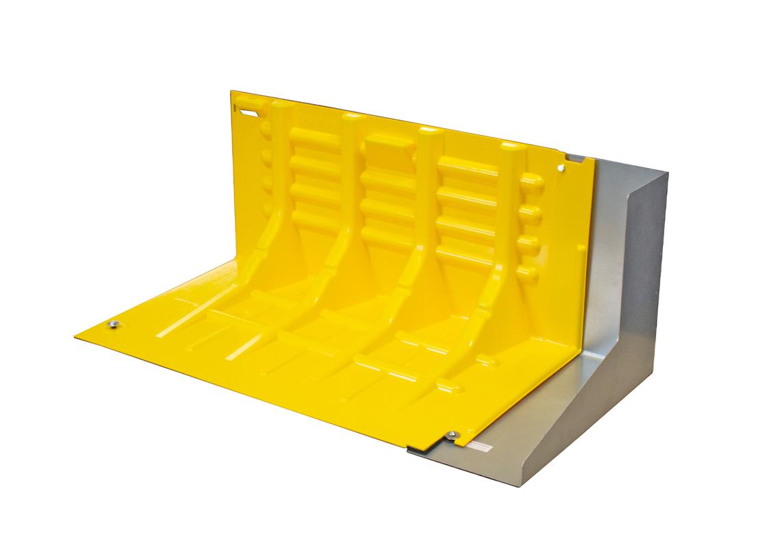 flood fence unit with steel connector