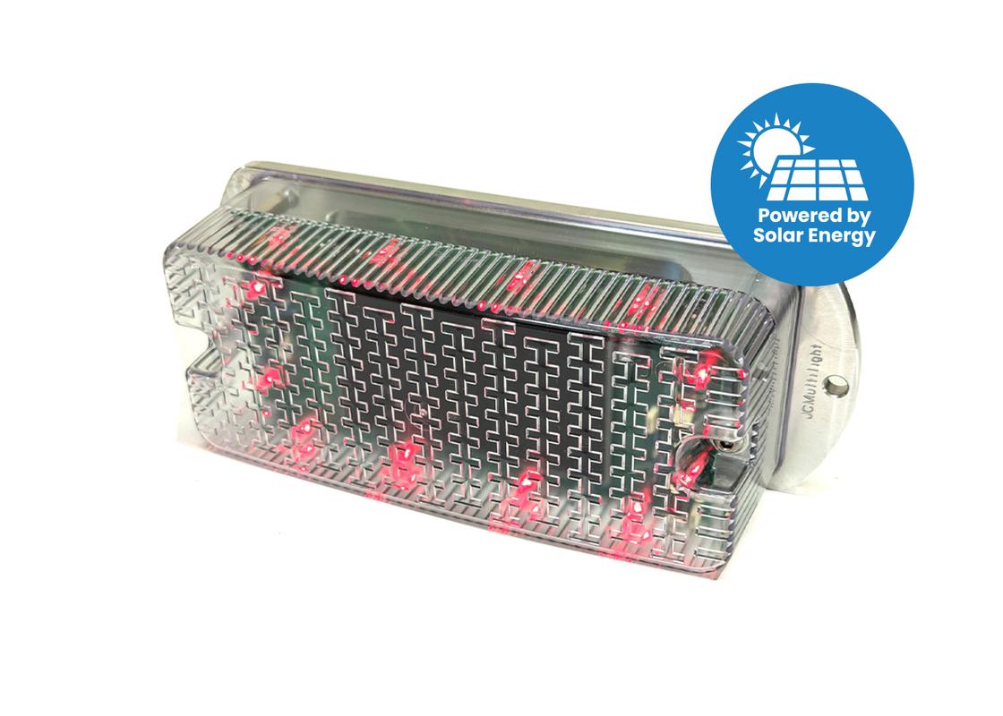 solar powered bulkhead light