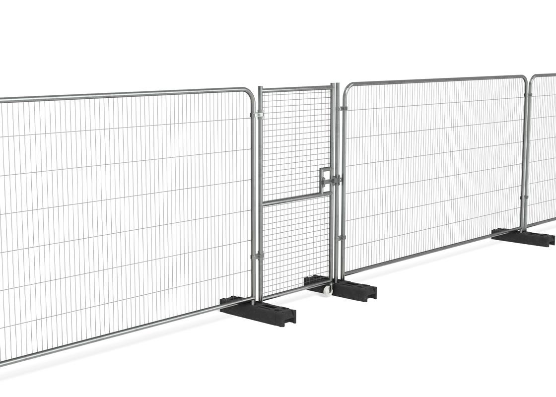 Heavy Duty Anti Climb Pedestrian Gates - Galv Unframed - Set up