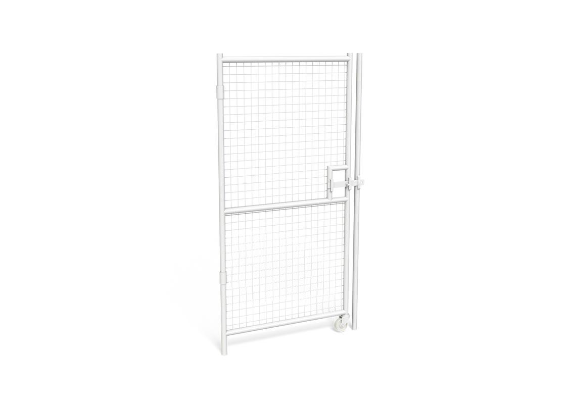 Heavy Duty Anti Climb Pedestrian Gates - White Unframed