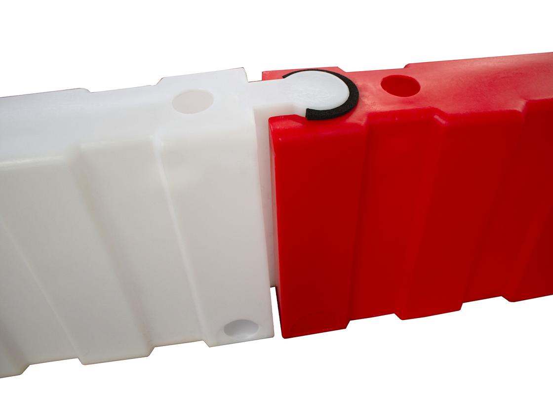 Flood defense barriers 650mm connected closeup