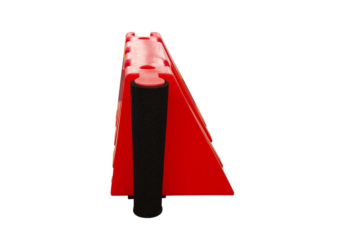 Flood defense barriers 650mm single red - side view