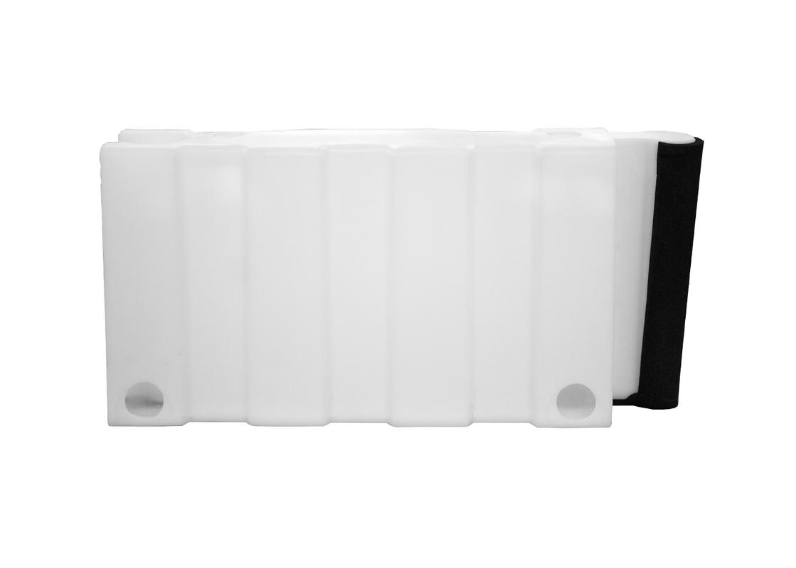 Flood defense barriers 650mm single white