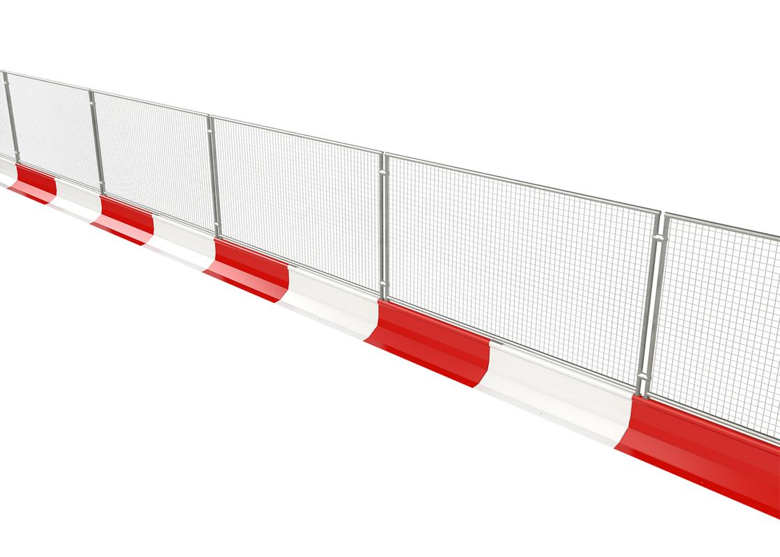 manta 3m wide fence panel attached to manta barriers