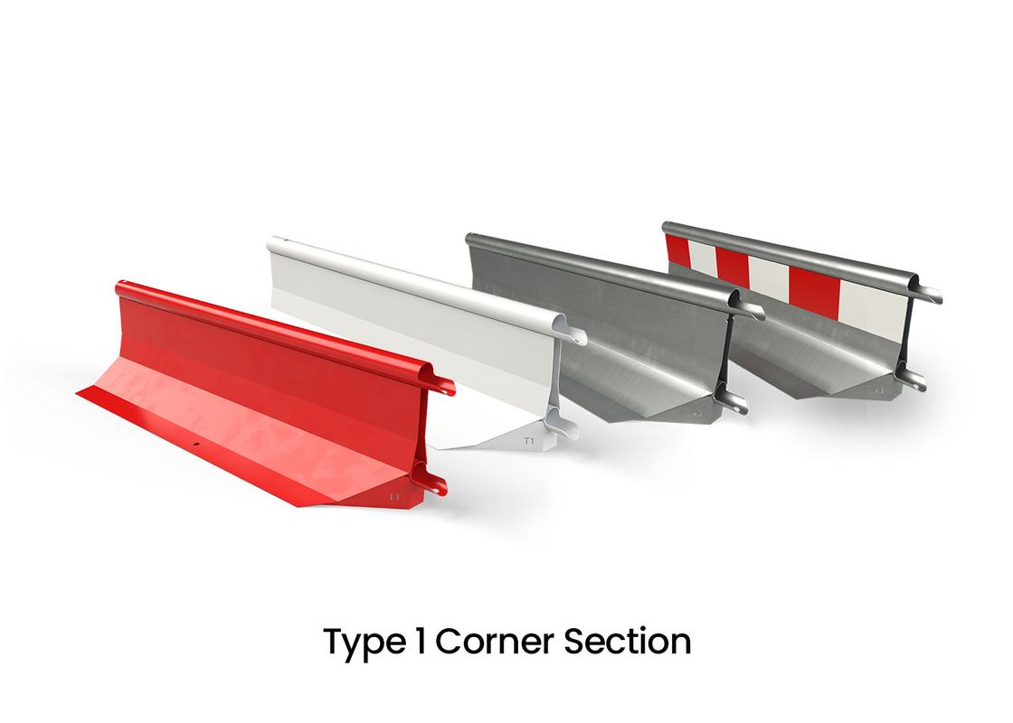 manta barrier corner section options type 1