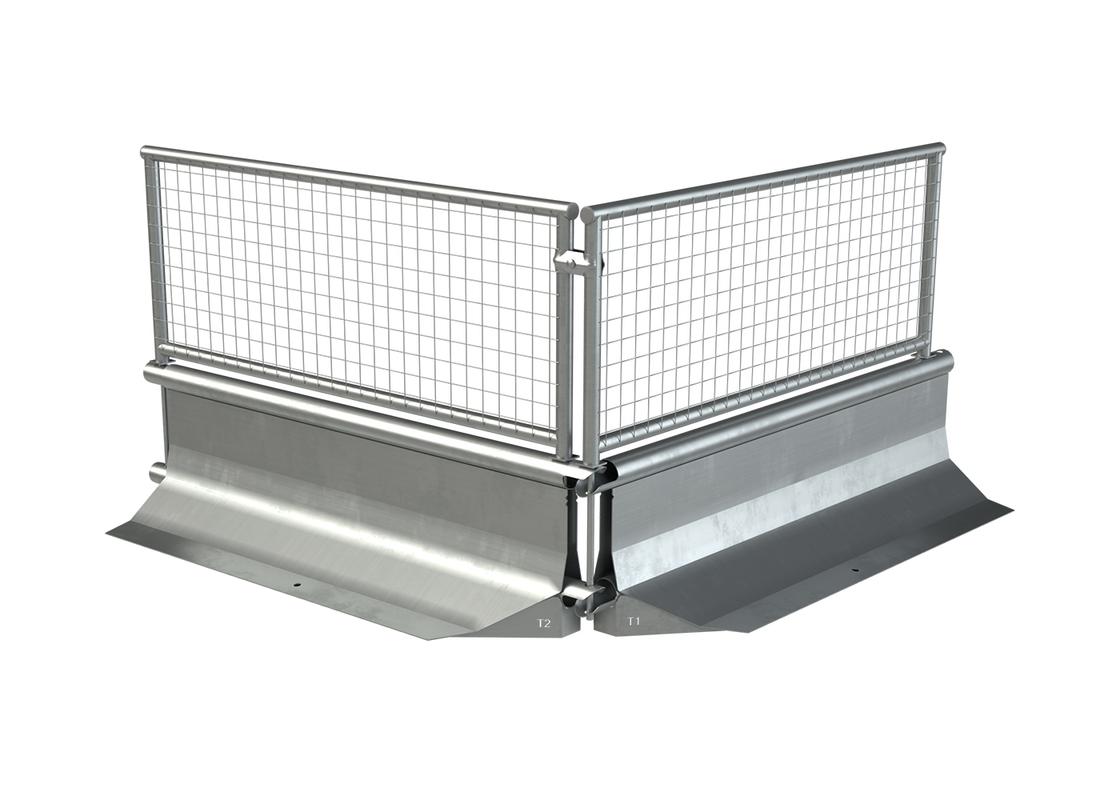 manta unpainted corner sections attached with ped fencing